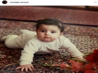 عکس بامزه و دیدنی از بچگی خانم مجری