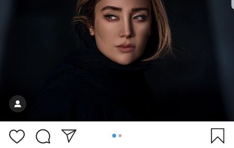 نگاه ِ خیره خانم بازیگر نقش "شیطان" + عکس