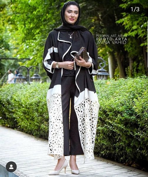 مانتوی خاص خانم بازیگر + عکس