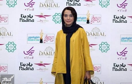 تیپ زرد همسر چاووش سریال برادرجان در جشن حافظ+ عکس