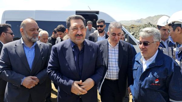 بازدید وزیر صنعت، معدن و تجارت از پروژههای صبانور در کردستان
