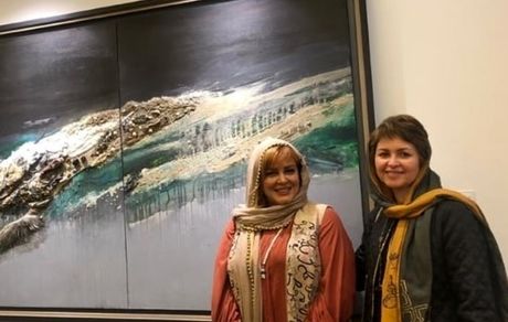 بهاره رهنما در گالری نقاشی + عکس