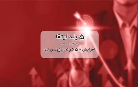 5 پله ارتقا در انتظار بیمه ما با افزایش 50 درصدی سرمایه