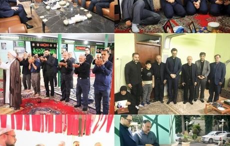 دیدار مدیر عامل بیمه دی با خانواده‌های شهدای اقتدار استان مازندران