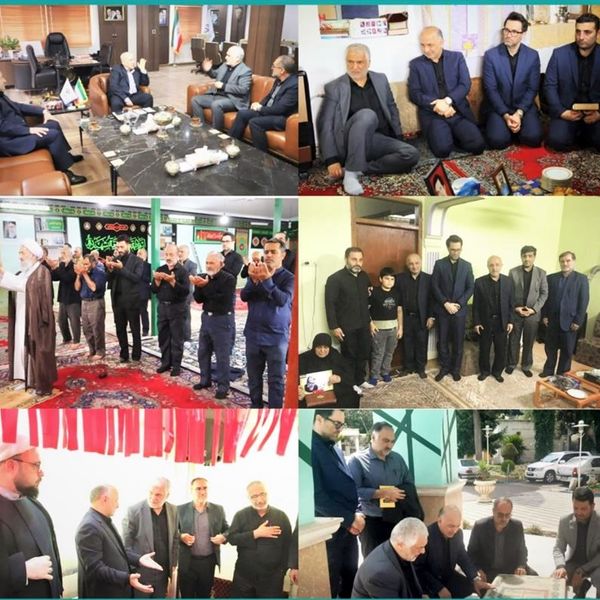 دیدار مدیر عامل بیمه دی با خانوادههای شهدای اقتدار استان مازندران