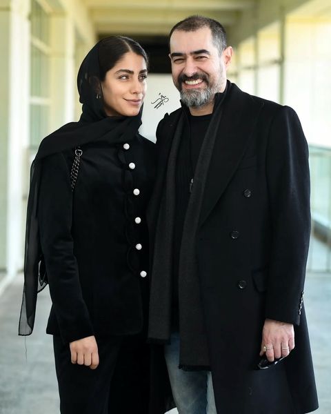 قاب عاشقانه شهاب حسینی و همسرش