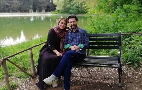 امیر حسین مدرس و همسرش در دل طبیعت زیبا + عکس