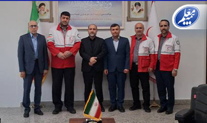 نشست مشترک سرپرست بیمه معلم با رئیس جمعیت هلال‌احمر