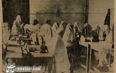 عکسی از مدرسه دخترانه در تهران، سال ۱۳۱۰