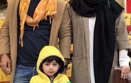 حمیدرضا آذرنگ و همسرش + عکس