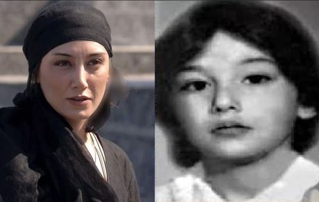 عکس زیرخاکی از هدیه تهرانی در دوران کودکی