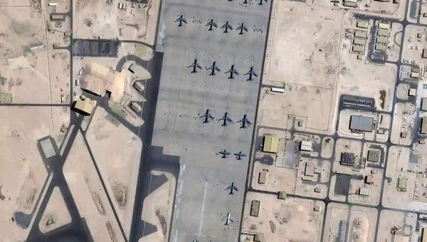 پاسخ موشکی ایران به پایگاه آمریکا در قطر