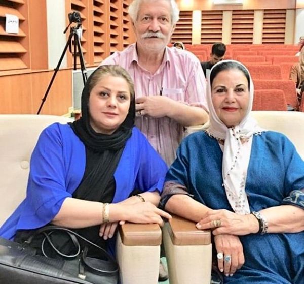 آتش تقی پور در کنار همسرش و بازیگر جنجالی قبل انقلاب + عکس