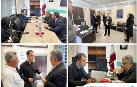 بازدید سرپرست بیمه سینا از شعبه شرق تهران