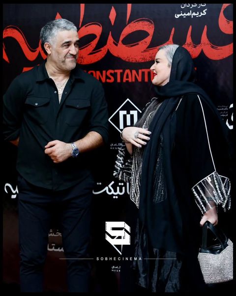 نعیمه نظام دوست و پژمان جمشیدی در یک قاب