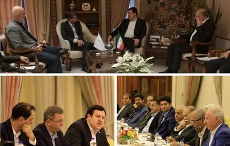 نشست های جداگانه مدیرعامل بانک ملت با استاندار و فعالان اقتصادی استان اصفهان