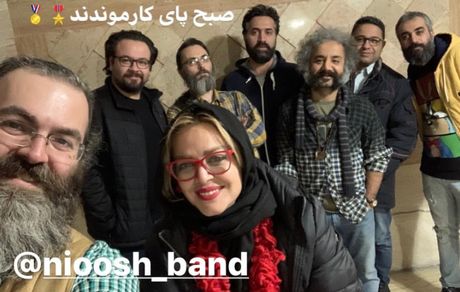 بهاره رهنما و همسرش در محل کارشون + عکس