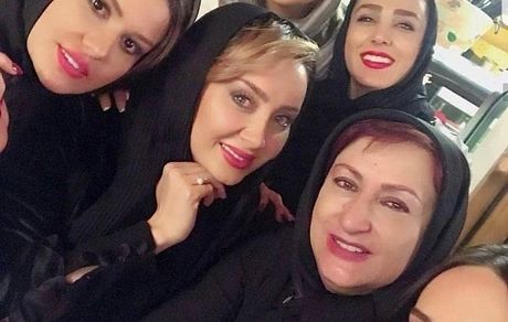 رُز رضوی در کنار خانم بازیگر پیشکسوت + عکس