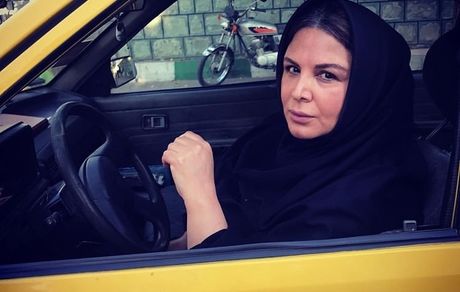 شهره سلطانی و رانندگی تاکسی + عکس