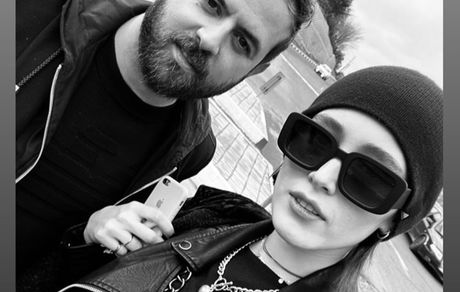 هومن سیدی در کنار خانم بازیگر جوان + عکس