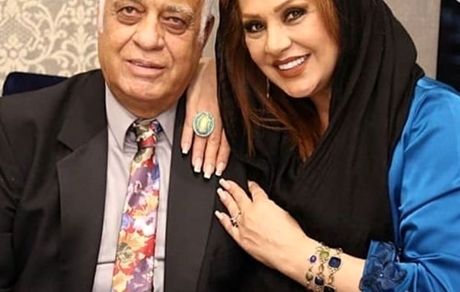 تیپ جذاب نسرین مقانلو و پدرش +عکس