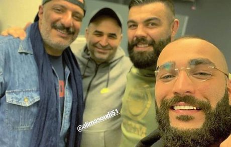 حمید صفت در جمع بازیگران مشهور + عکس