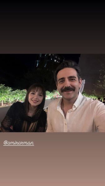 عکسی مشکوک از دو بازیگر مشهور