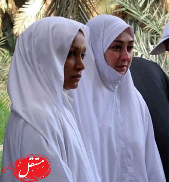 پوشش متفاوت الهام حمیدی در مکه + عکس